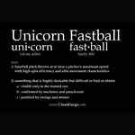 Sticker - Unicorn Fastball Definition