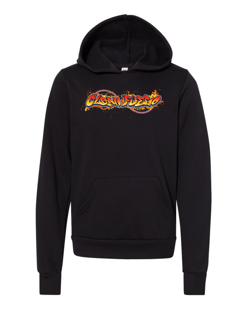CleanFuego Youth Hoodie Graffiti Logo