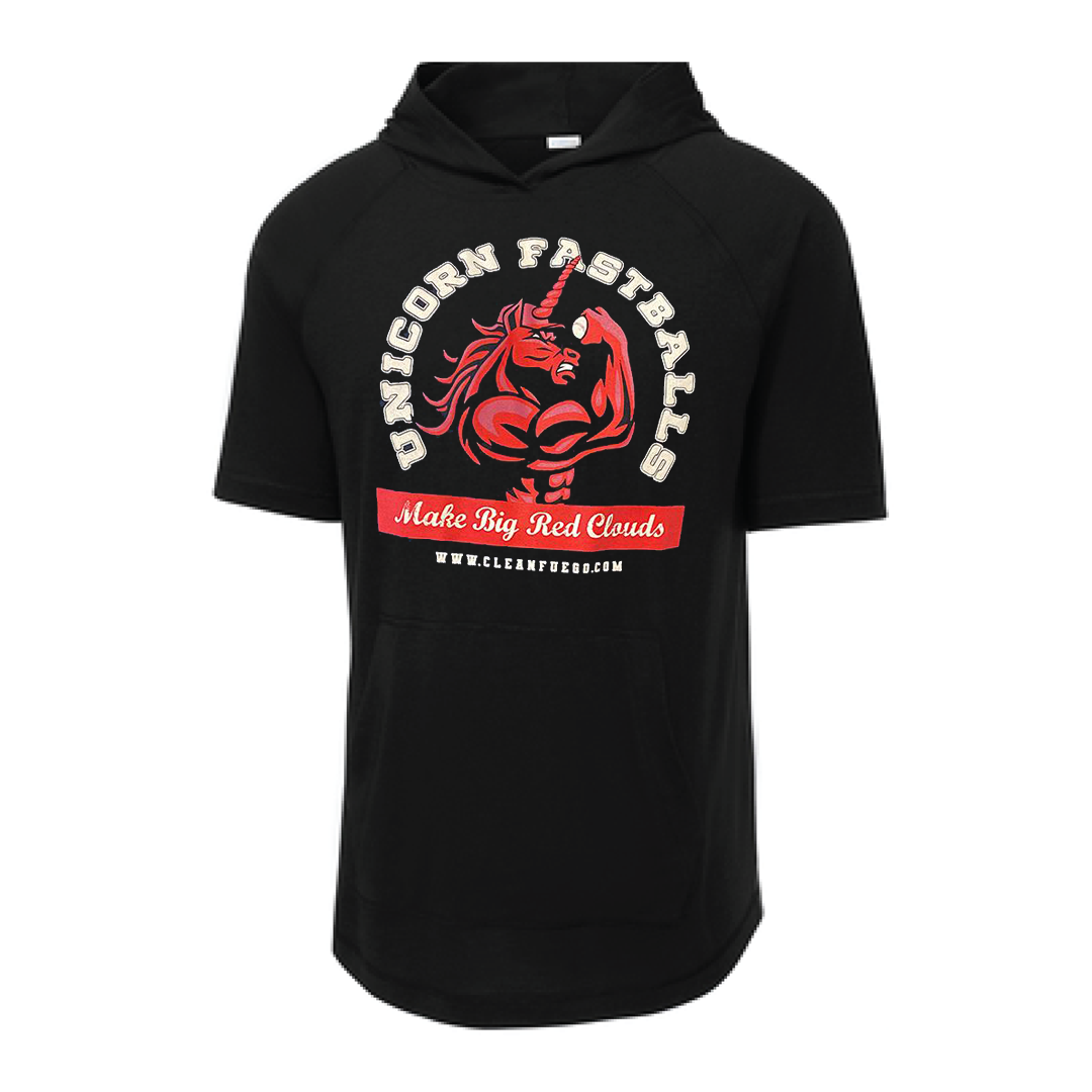 Hooded T-Shirt Flexing Unicorn