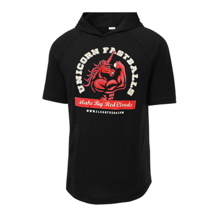 Hooded T-Shirt Flexing Unicorn