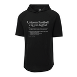 Hooded T-shirt - CleanFuego Unicorn Fastball Definition
