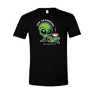 T-shirt - CleanFuego Smirking Alien